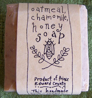 Oatmeal Chamomile Honey Soap